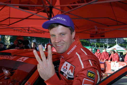Tommi Mäkinen vann Monte Carlo Rallyt för tredje gången
