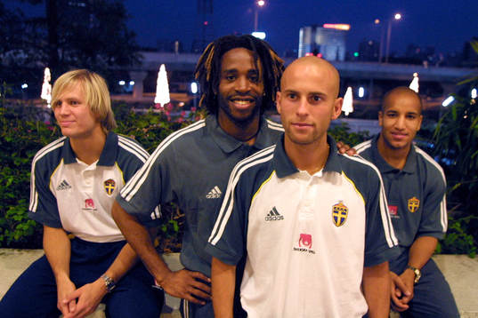 Martin Åslund, Eddie Gustafsson, Mathias Florén och