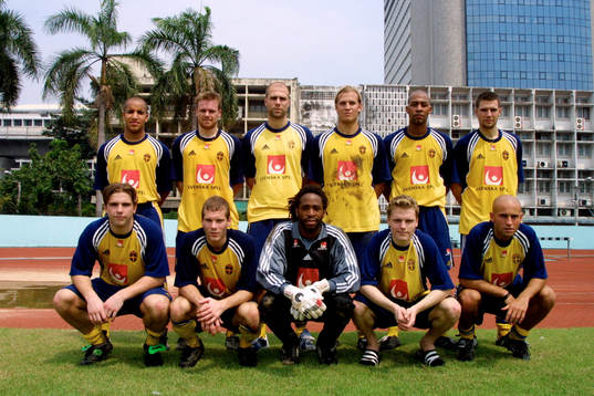 Lagbild Bakre raden fr.v. Kleber Saarenpää, Magnus