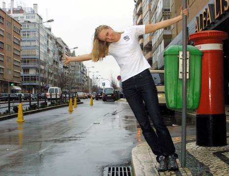 Kajsa Bergqvist i Lissabon