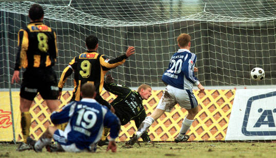 Mikael Nilsson, Halmstad och Christoffer Källqvist, Häcken