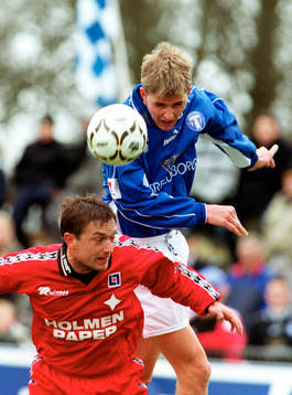 Peter Abelsson, Trelleborg i nickduell med Mikael Blomberg,