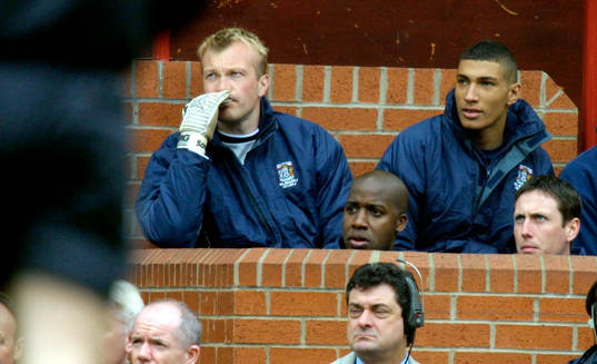 Magnus Hedman på Coventrys avbytarbänk