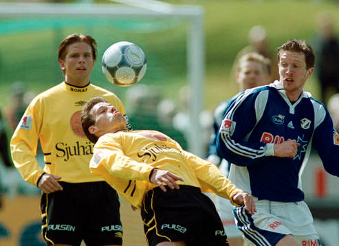  Anders Svensson och Niklas Gudmundson, Elfsborg och Mikael Nilsson, Halmstad