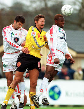 fotboll, superettan, Mjällby - Assyriska .Assyriskas