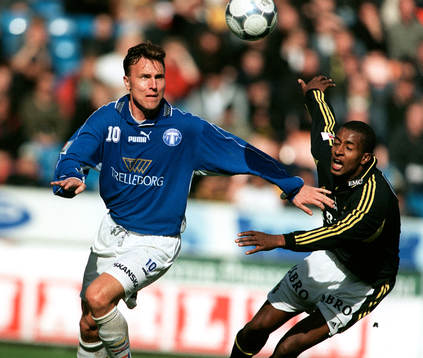 Jonas Nilsson, Trelleborg och Benjamin Kibebe, AIK