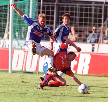 Robert Andersson, Halmstad och Nicklas Persson, Helsingborg