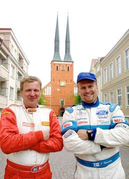 Växjö. Rally.- H Mats Jonsson och Jani Paasonen