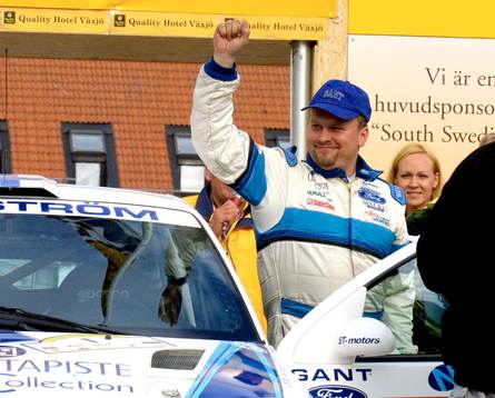 Växjö. Rally. Jani Paasonen blev förste icke-svensk att