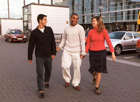 Brassen Rogério och Alvaro Santos med Fru på Kastrups