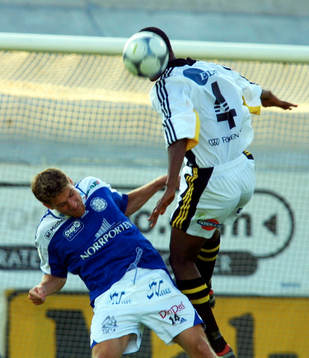 Benjamin Kibebe, AIK och Jon Ericsson, Sundsvall