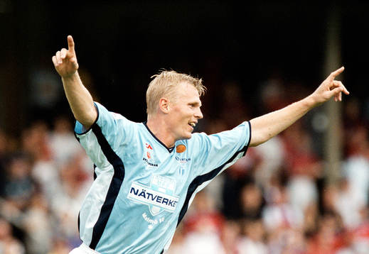 Fotboll, Allsvenskan, Mats Lilienberg, Malmö, jubel