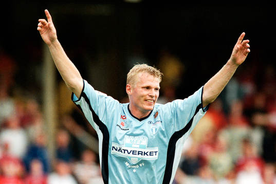 Fotboll, Allsvenskan, Mats Lilienberg, Malmö, jubel