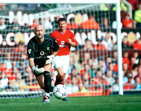 Fotboll, engelsk, Fabien Barthez, Manchester united