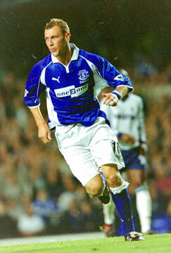  Duncan Ferguson of Everton.