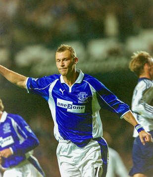  Duncan Ferguson of Everton.