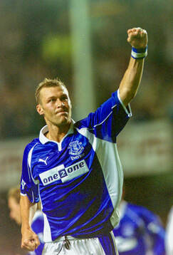  Duncan Ferguson of Everton.