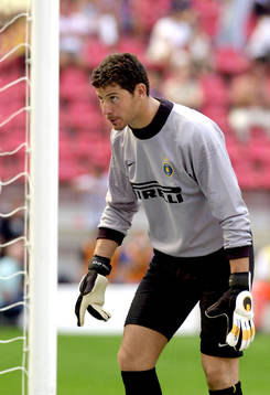 fotboll, italiensk, Francesco Toldo, Inter
