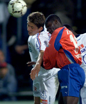 Nickduell mellan Atli Thorarinsson, Örgryte och John Pelu,