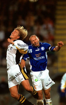 Nickduell, Tommi Grönlund, Trelleborg och Daniel Hoch, AIK