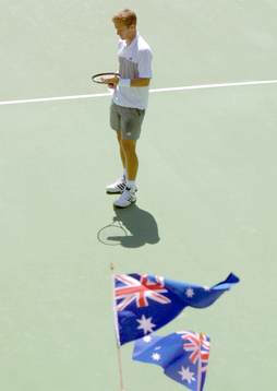 Tennis, Davis Cup. Thomas Johansson