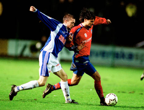 Lars Bakkerud, Helsingborg och Mikael Nilsson, Halmstad