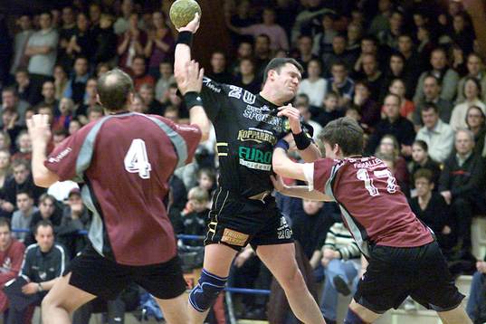 Lund. Handboll. Lugi - Sävehof. Sävehovs Anders Eliasson