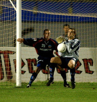 Fredrik Larsson, målvakt Helsingborg och Christoffer