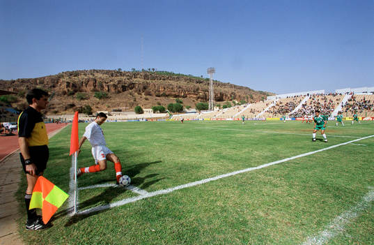 Hörna, flagga, linjedomare