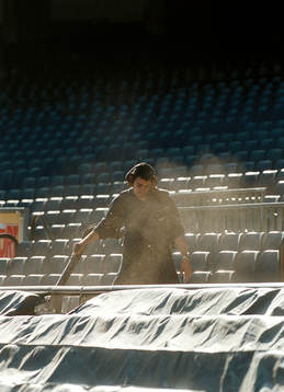 Städning av Nou Camp Barcelona