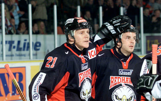 Jesper Mattsson och Fredrik Lindquist. Jubel