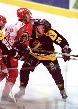 Per-Anton Lundström och Andreas Pettersson, AIK. Joel