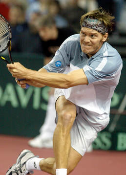Tennis. Davis Cup. Thomas Enqvist