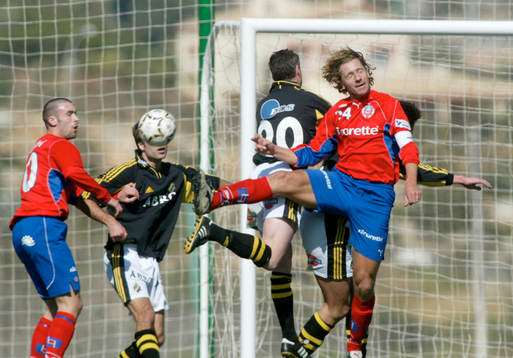 Fotboll La Manga,Helsingborgs IF - AIK .  Rade Prica och
