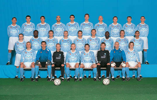 Bakre raden fr v; Brian Steen Nielsen, Gudmundur Mete,