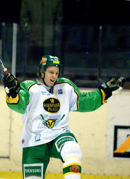 Ishockey, Tingsryd - Bofors, Marcus Johansson, 1-0, jubel