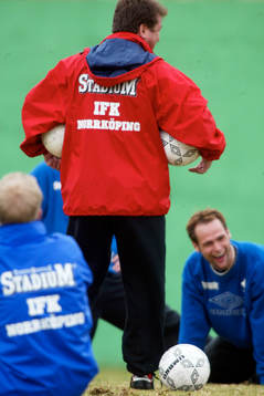 Bengt-Arne Strömberg, tränare Norrköping och Thomas