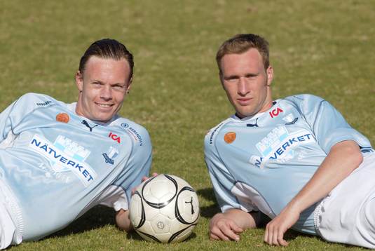  Andreas Yngvesson och Niklas Skoog, Malmö FF:s anfallsduo.