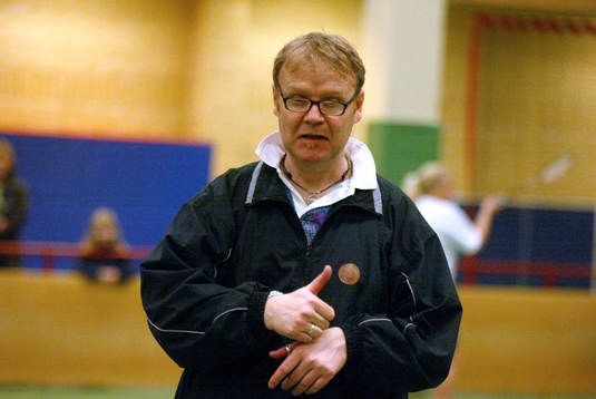 Badminton, SM för döva. Ledare