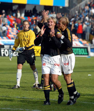 Andreas Andersson blev matchvinnare för AIK, här