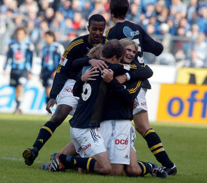 Andreas Andersson, AIK gratuleras