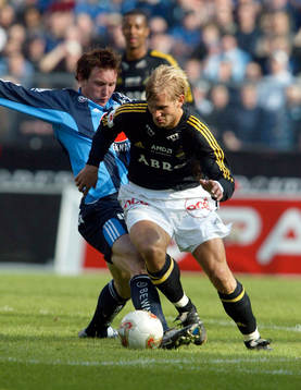 Kim Källström, Djurgården och Martin Åslund, AIK