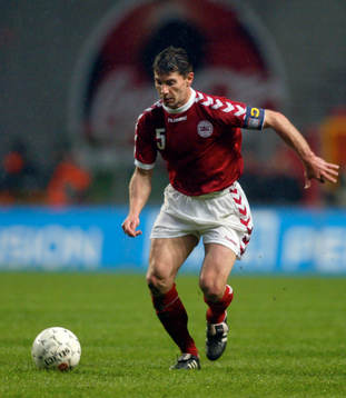 Fotboll, landskamp, Jan Heintze, Danmark 