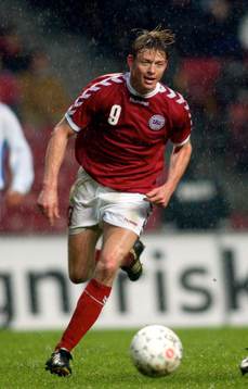 Fotboll, landskamp, Jon Dahl Tomasson, Danmark 
