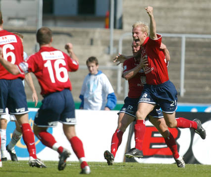 Johan Anegrund, Örgryte, jublar (jubel)