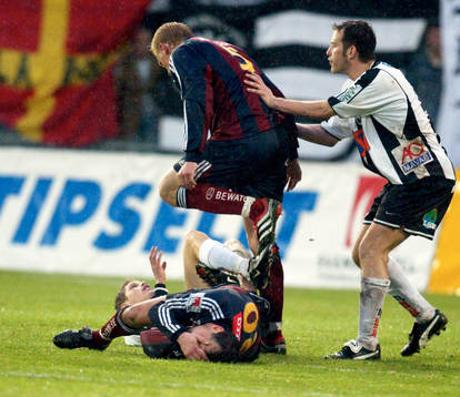 Johan Andersson, Landskrona har sparkat Stefan Rehn,