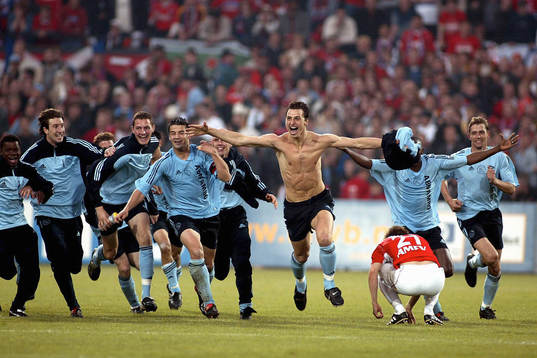 Zlatan Ibrahimovic, Ajax, jublar, jubel