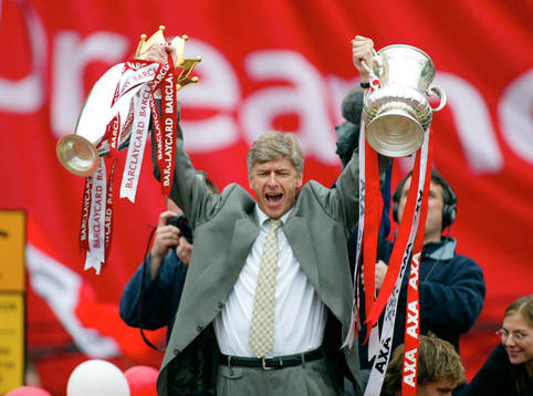 Arsene Wenger, manager Arsenal som vunnit både Premier