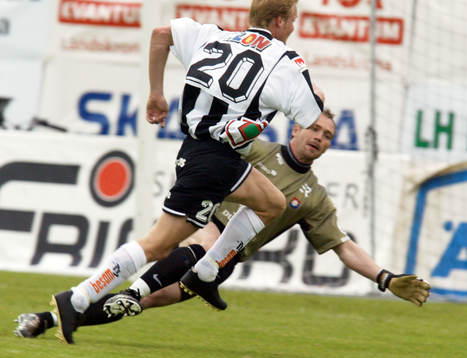 Dick Last, Örgryte river ner Matthias Eklund, Landskrona