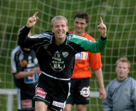  Mattias Svensson, IFK Hässleholm, jublar, jubel.